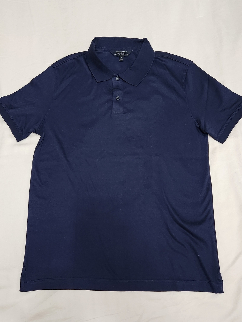 Banana Republic Men's Navy Blue Polo
